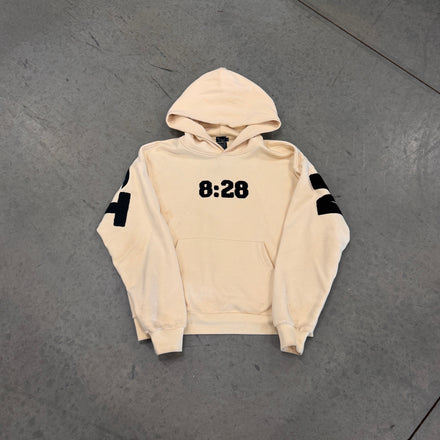 8:28 Cream Hoodie