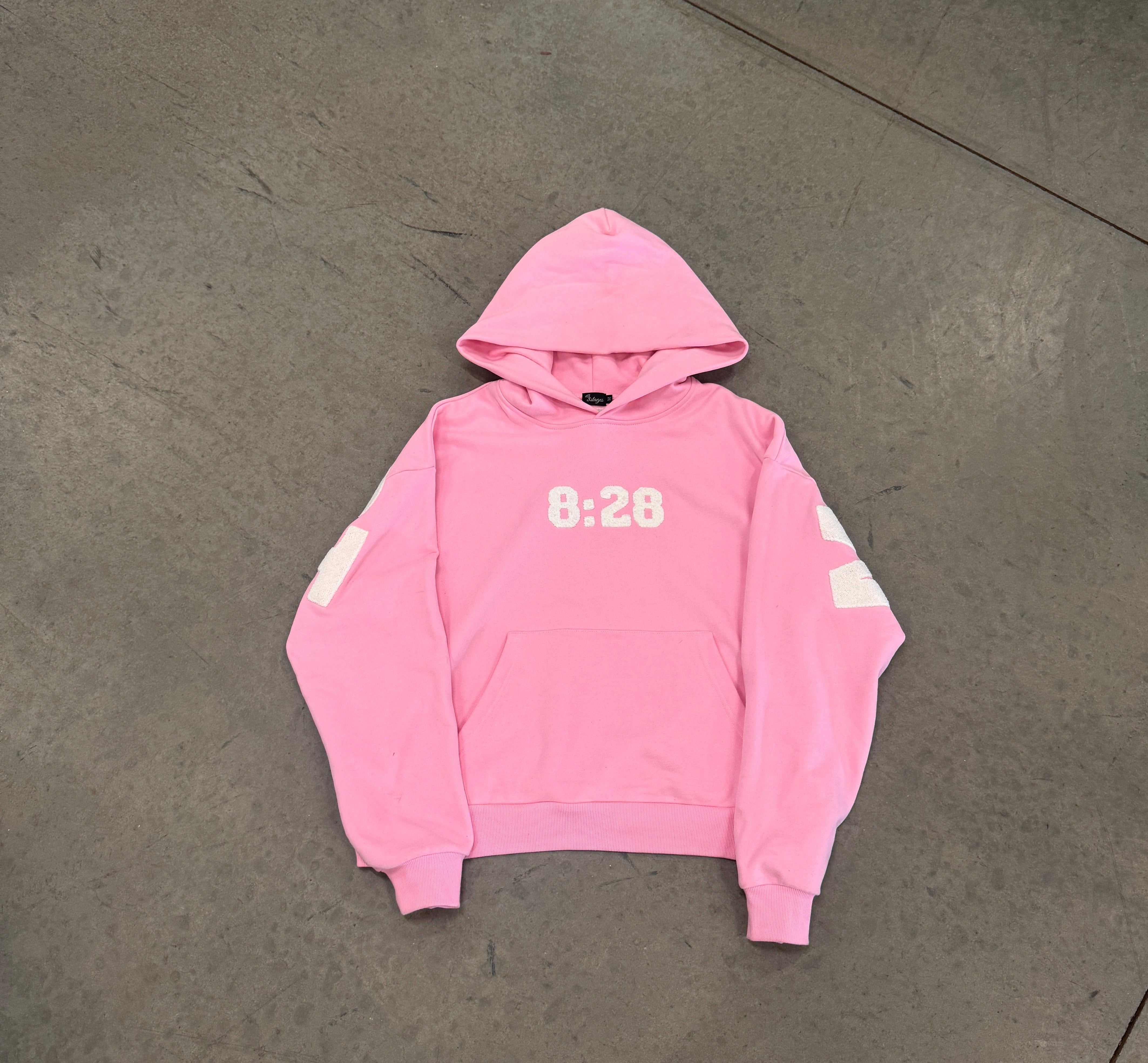 8:28 Pink Hoodie