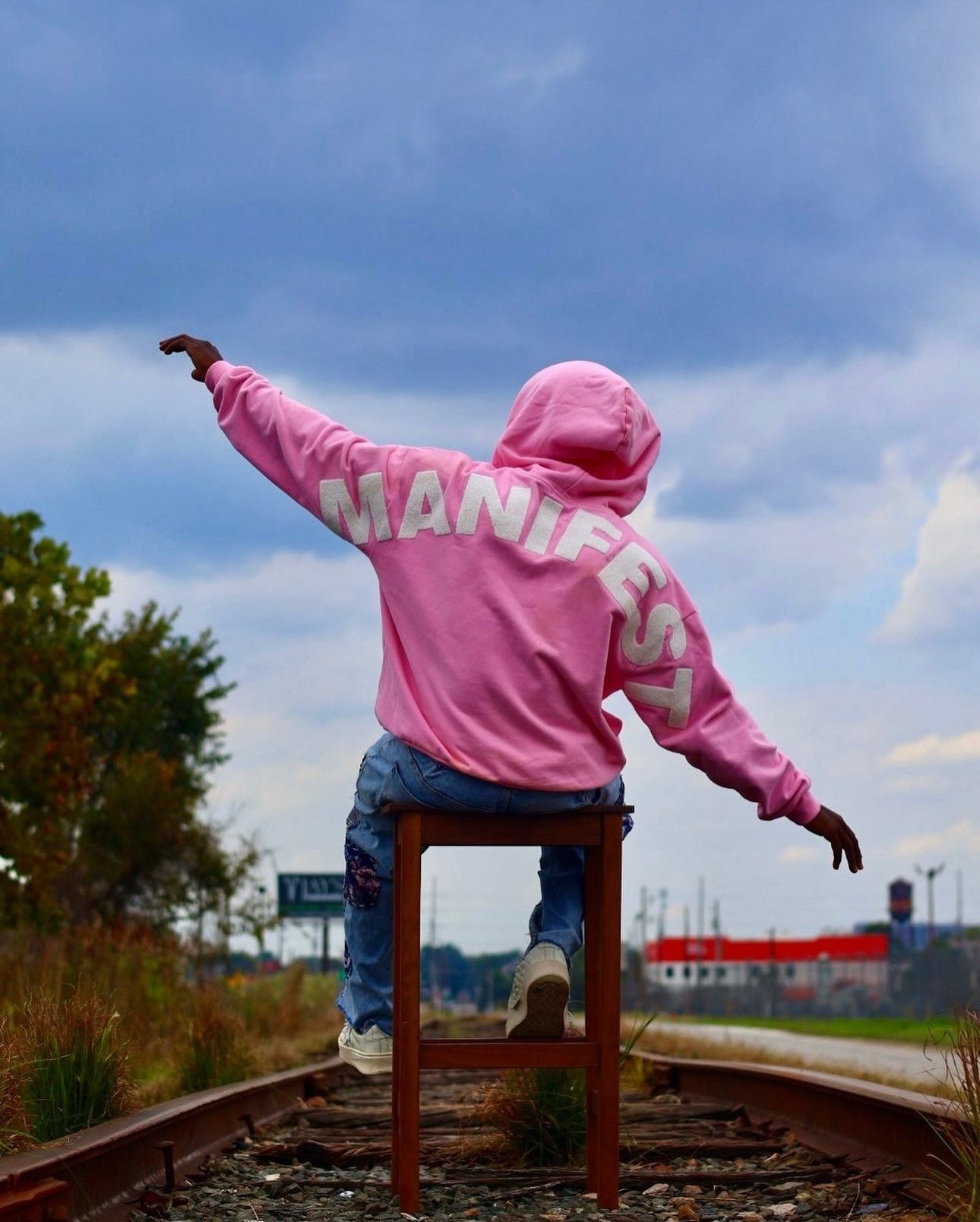 8:28 Pink Hoodie